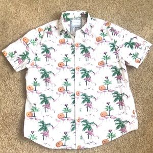 Cactus Man Ricky Singh button down short sleeved shirt